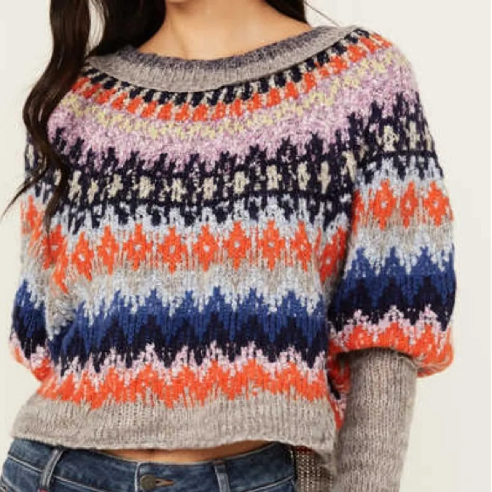 🔸NWOT🔸Free People Home for the Holidays Sweater - Picture 9 of 13